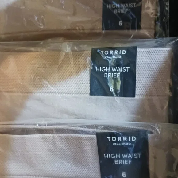 Lot of 3 Torrid Seamless Smooth Mid-Rise Brief Panty Rose Dust Size 6X - Picture 6 of 7